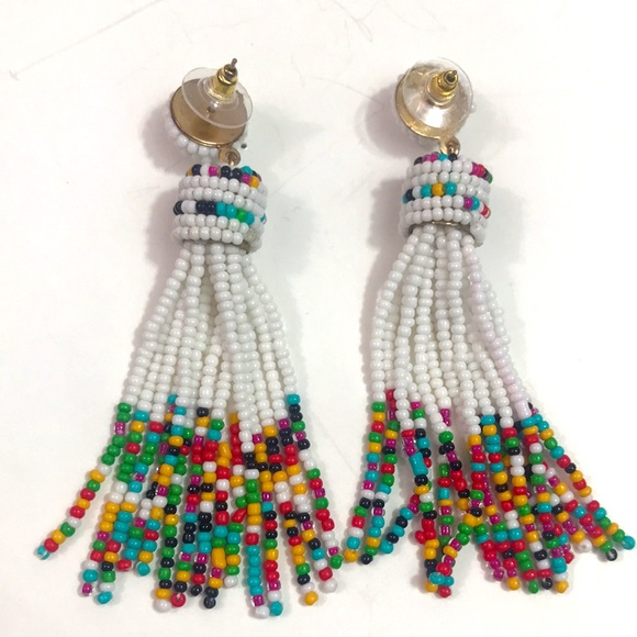 C & C California glass beaded earrings, NIB - Picture 4 of 5